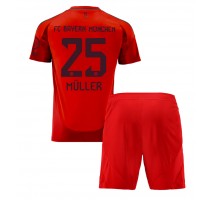 Bayern Munich Thomas Muller #25 Koszulka Podstawowa dzieci 2024-25 Krótki Rękaw (+ krótkie spodenki)